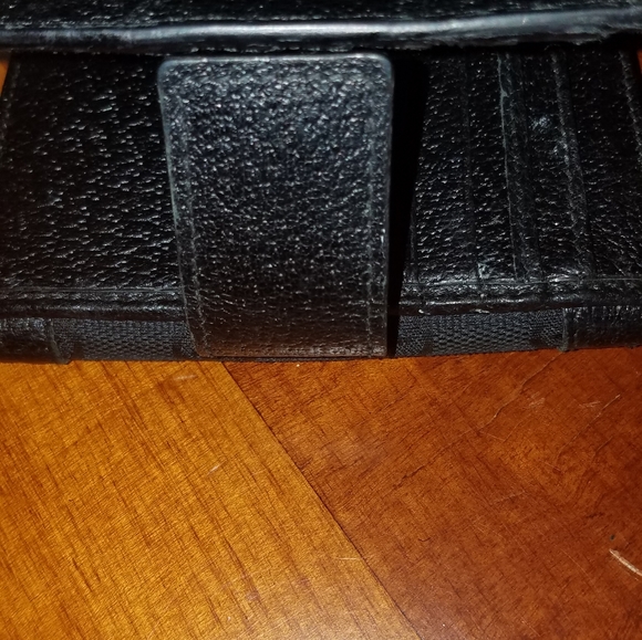 Authentic Gucci Black Canvas Charmy Wallet